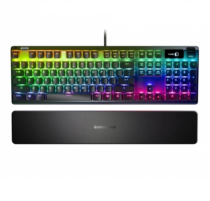 Игровая клавиатура SteelSeries Apex 7 Oled Smart Display (Blue Switch) купить