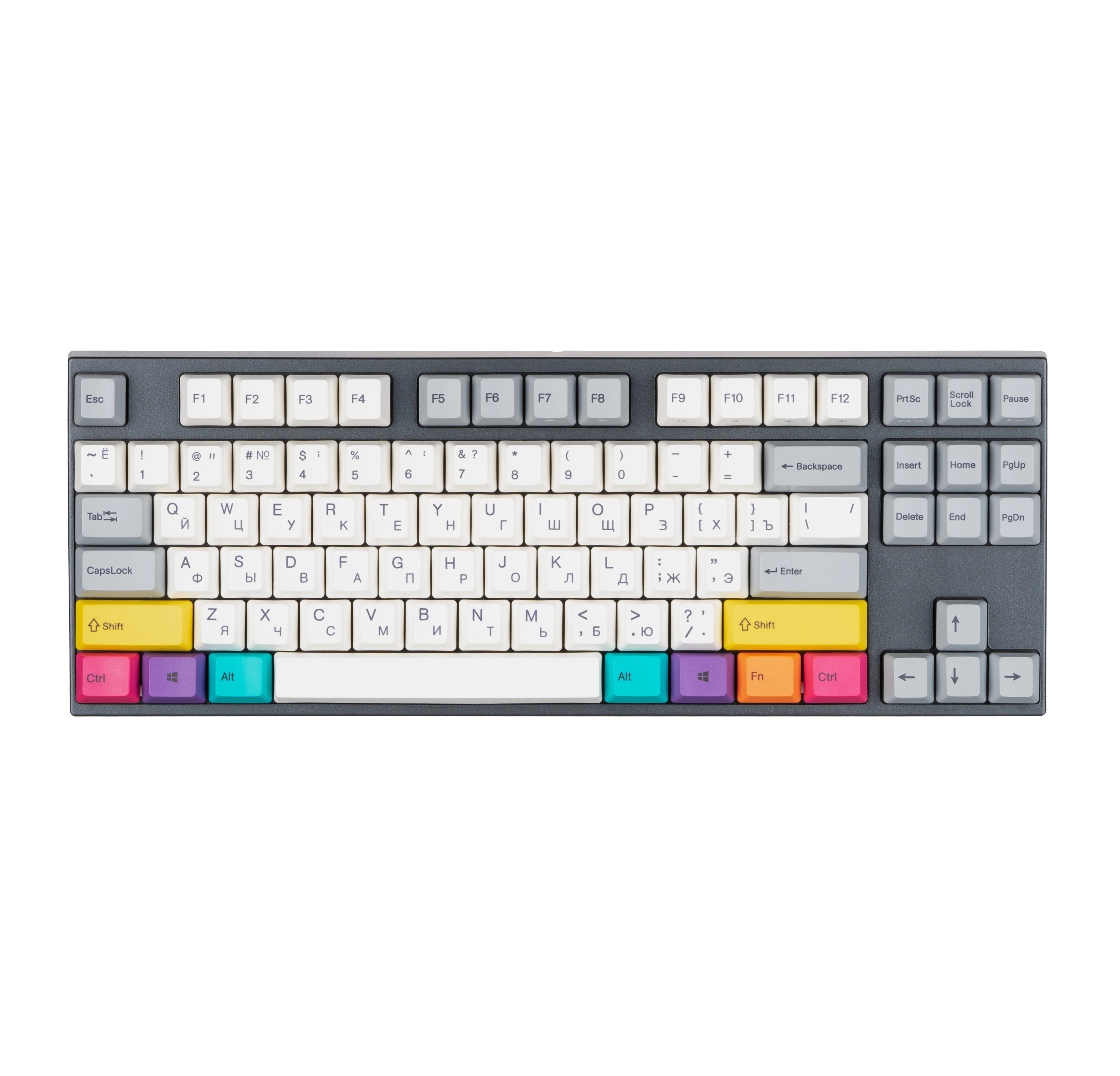 Клавиатура Varmilo VA87M CMYK Cherry MX Red + коврик в подарок купить