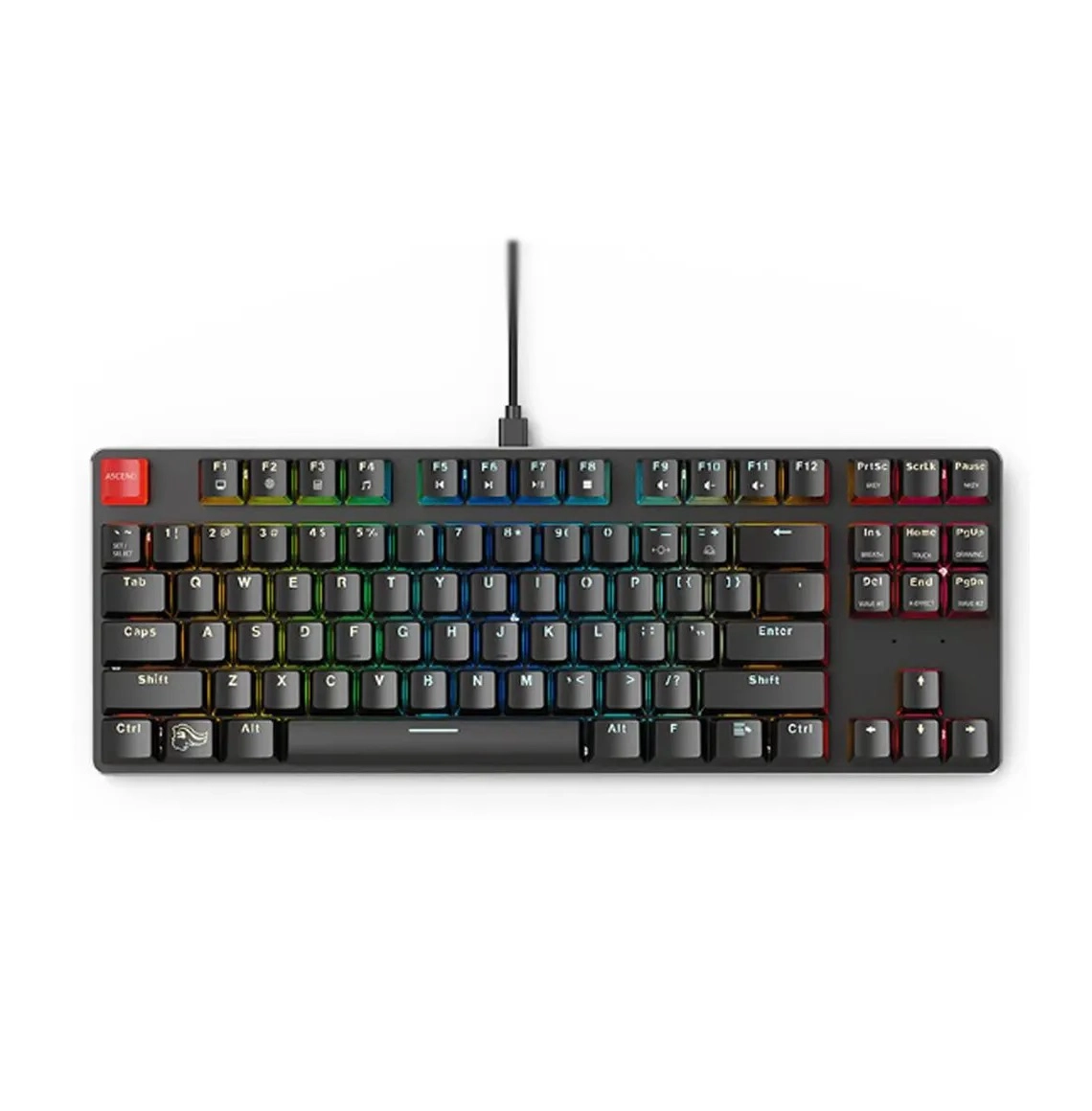 Клавиатура Glorious GMMK TKL Gateron Brown RGB USB Black - фото №2 Клавиатура Glorious GMMK TKL Gateron Brown RGB USB Black купить