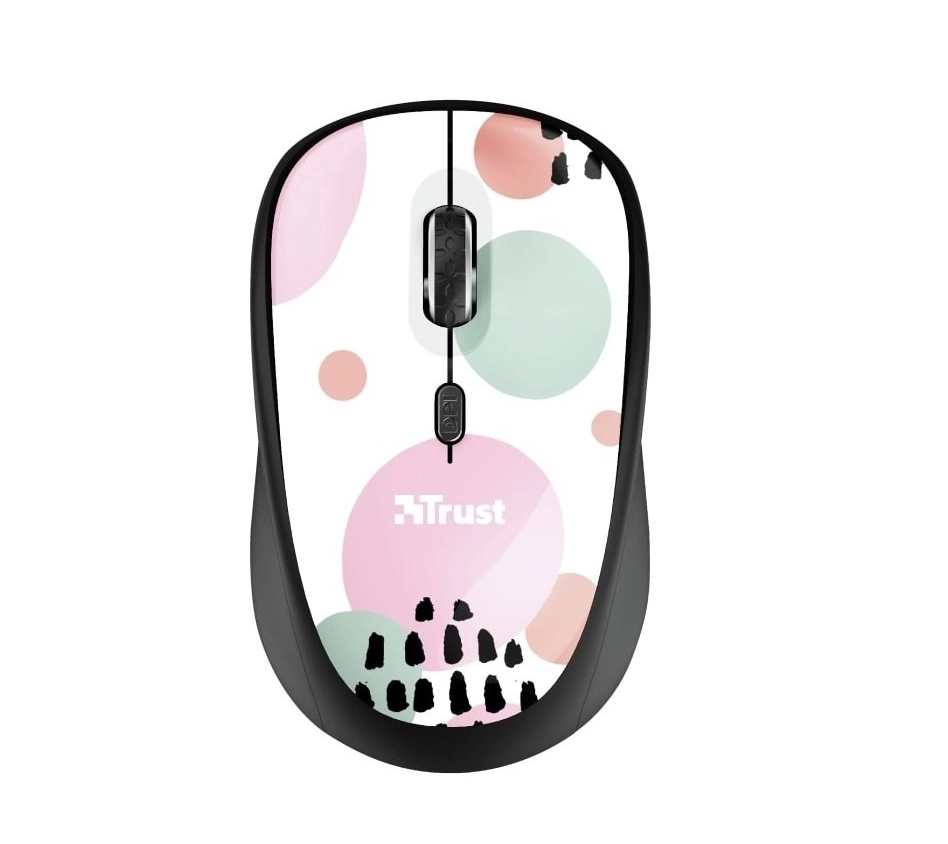 Trust Yvi WL Pink Circles simsiz sichqonchasi sotib olish