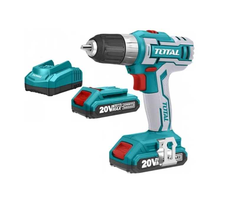 Аккумуляторная дрель-шуруповерт TOTAL TDLI20012 купить