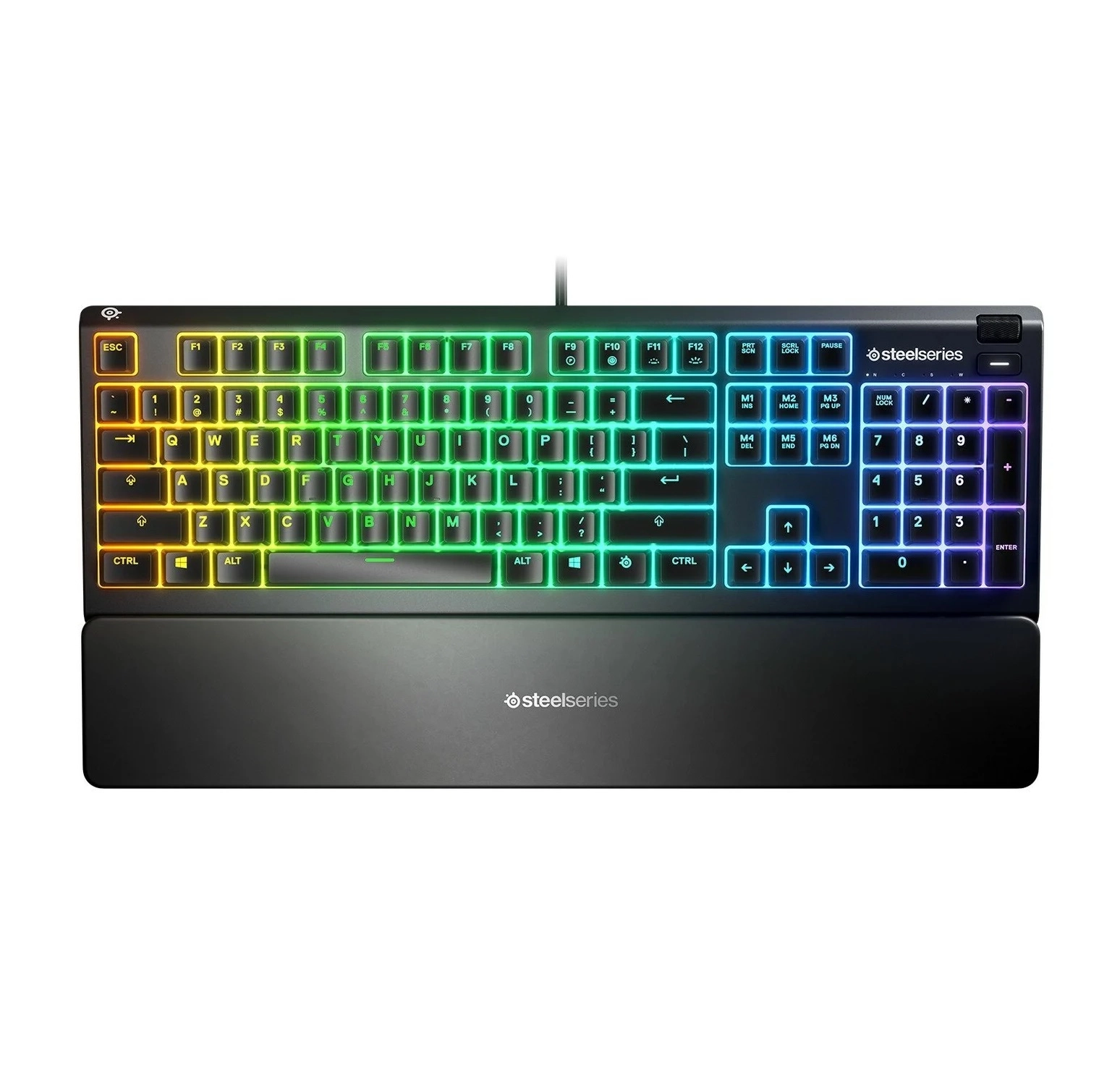 SteelSeries Apex 3 Gaming Keyboard Whisper Quiet Switches RU klaviaturasi - rasm №2 SteelSeries Apex 3 Gaming Keyboard Whisper Quiet Switches RU klaviaturasi sotib olish