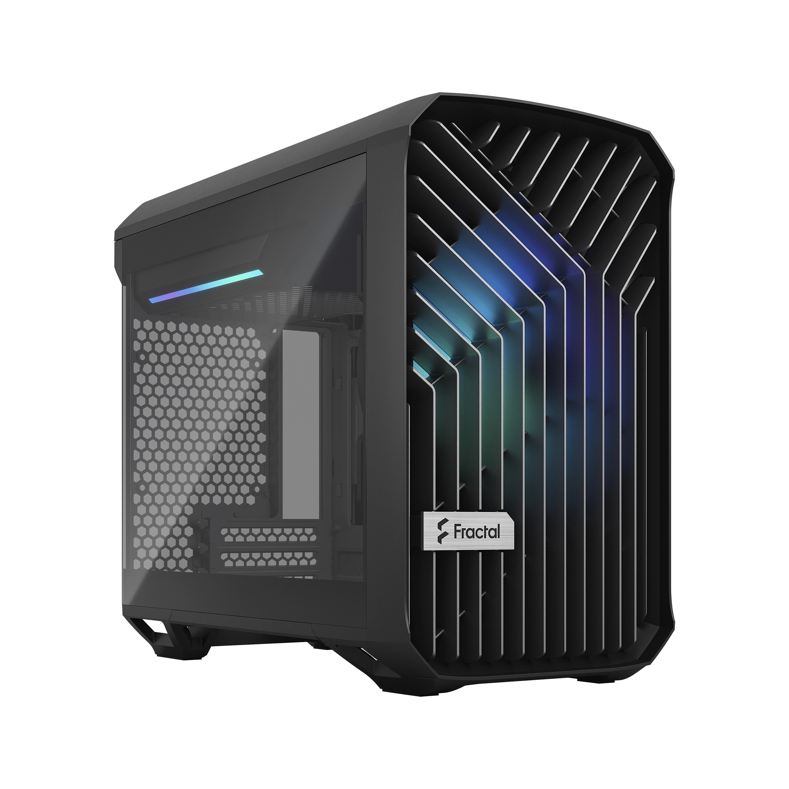 Компьютерный корпус FRACTAL DESIGN Torrent Nano RGB Black TG Light Tint купить
