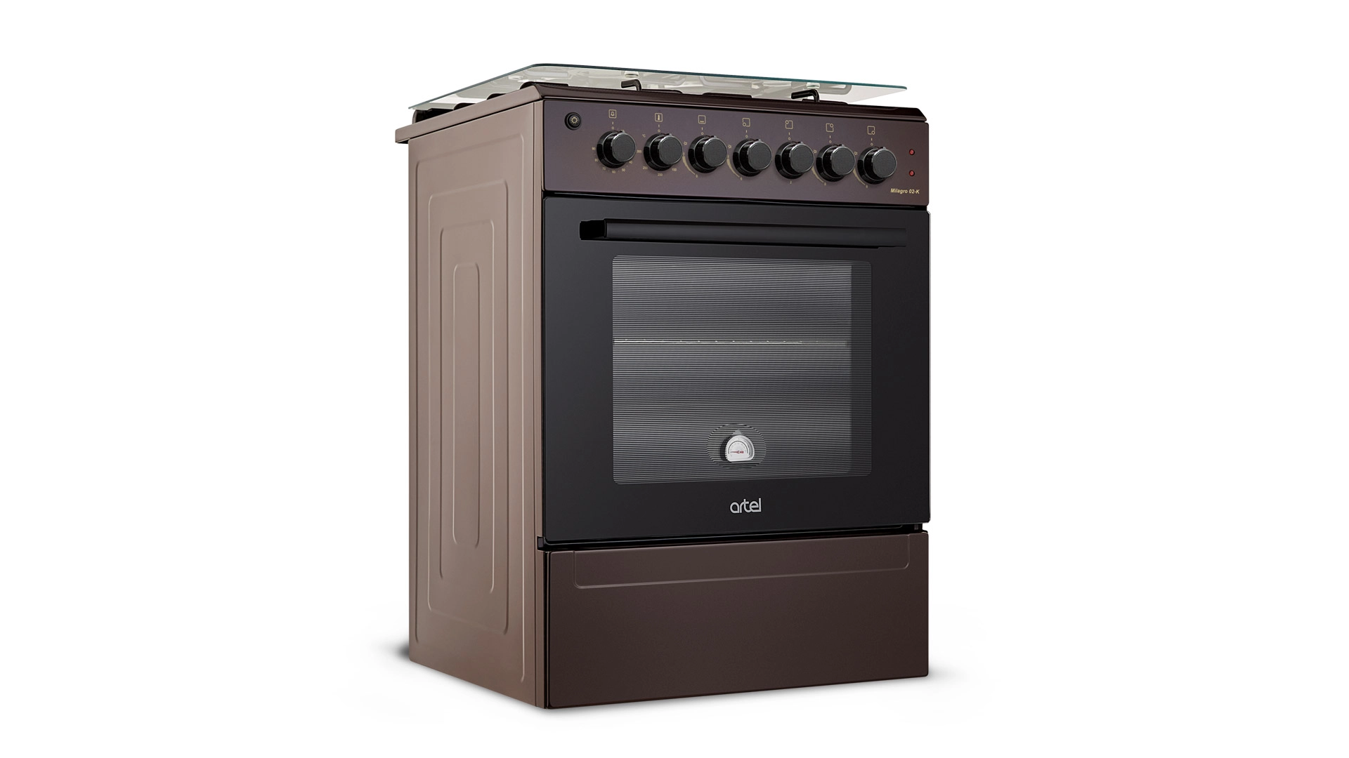 Artel Milagro 02-K CHU jigarrang kombinatsiyalangan gaz plitasi sotib olish