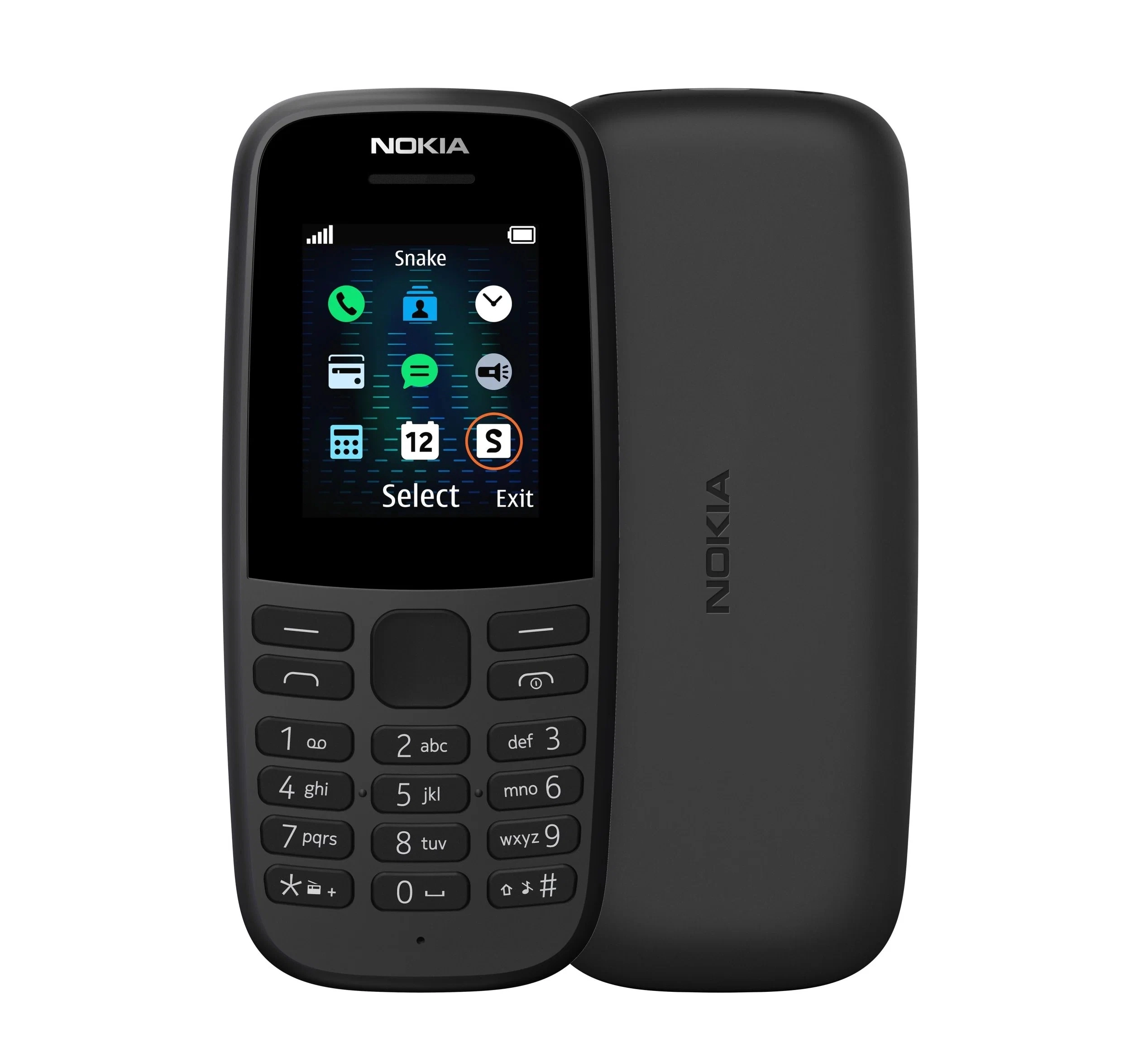 Телефон Nokia 105 Dual Sim Black (China) купить