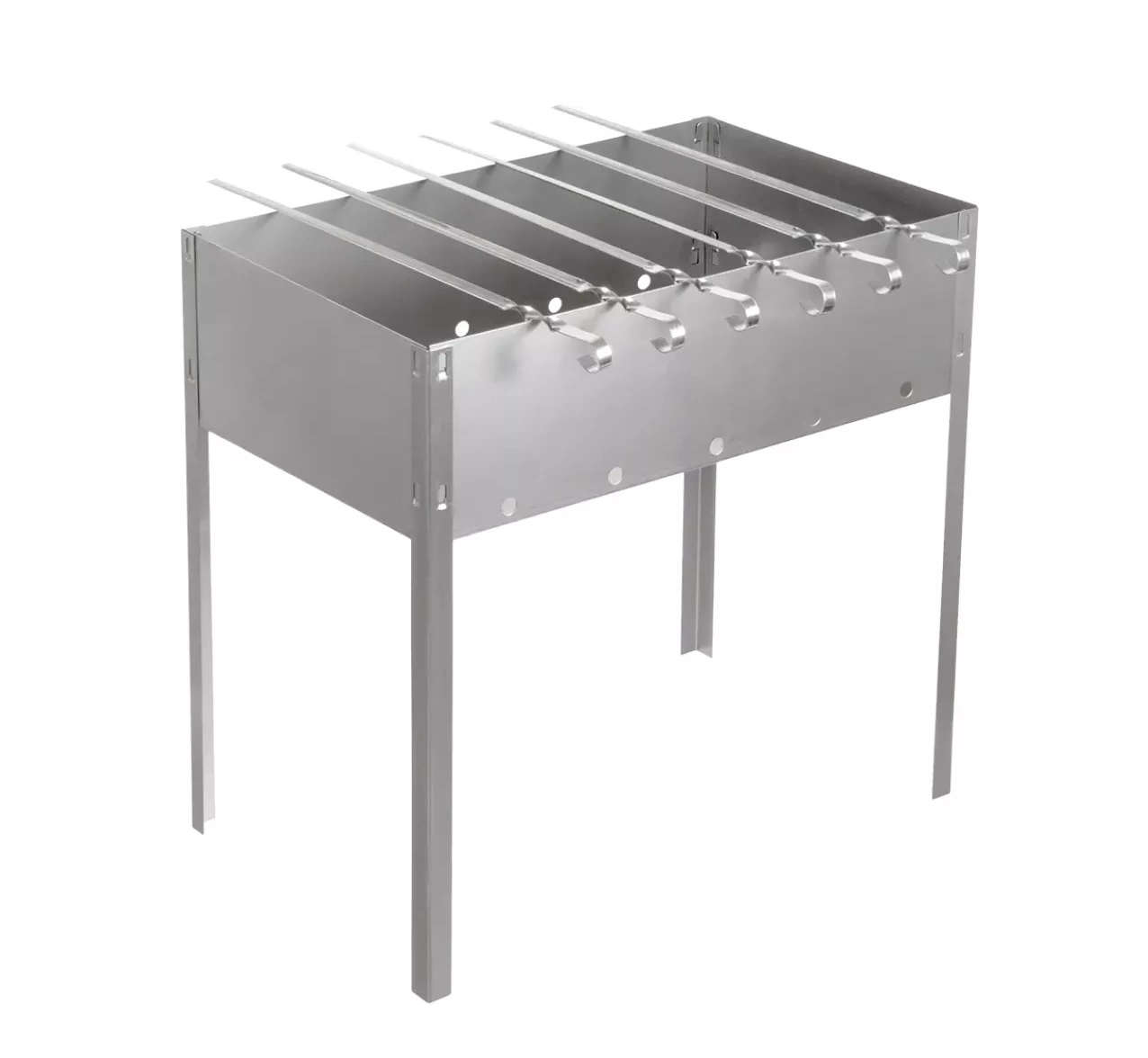 BoyScout yig‘iluvchan mangali, 50x30x50 sm + 6 ta six sotib olish