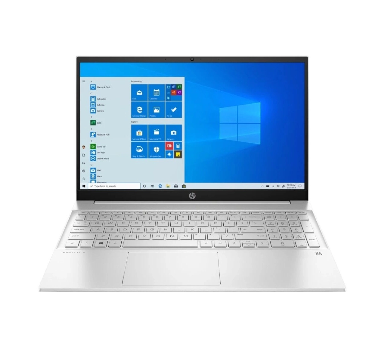 Ноутбук HP Pavilion / Intel core i5-1335U / DDR4 16GB / SSD 512GB / 15.6 FHD Antiglare slim IPS 250 nits Narrow Border / Intel Iris Xe Graphics / No OS / Natural Silver sotib olish