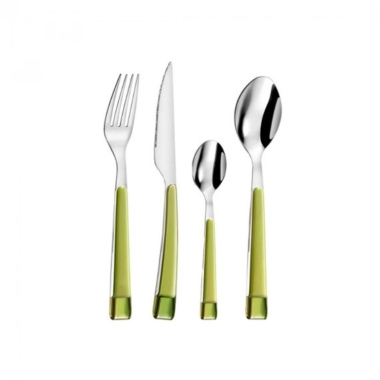 Набор столовых приборов "GUIMAUVE Green" 16 штук, AMEFA 3333LGPA35B60 купить