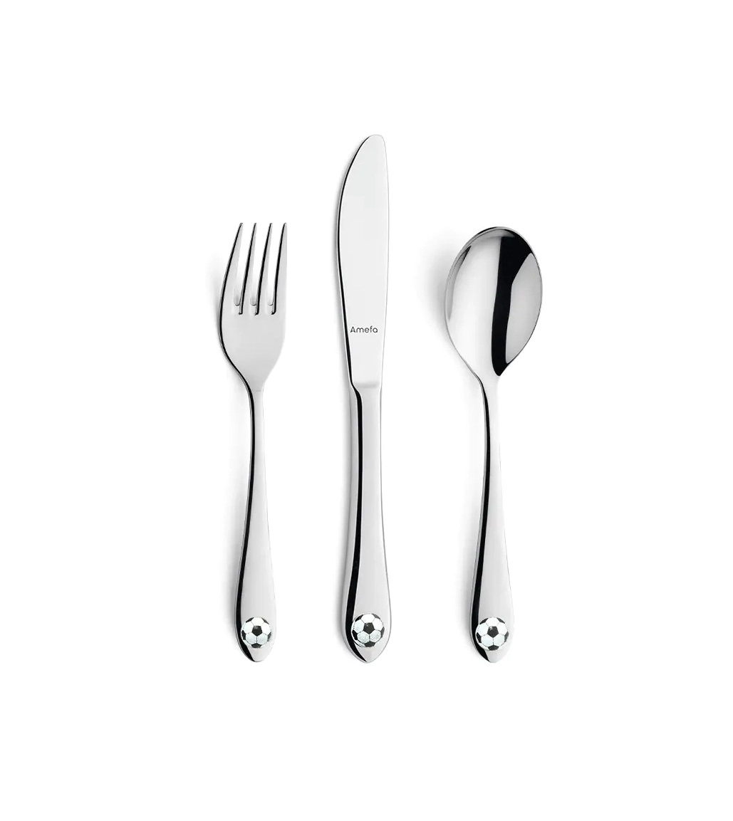 Bolalar qoshiq va vilkalar to'plami "Footie 3"  Amefa 842200G020A30 sotib olish