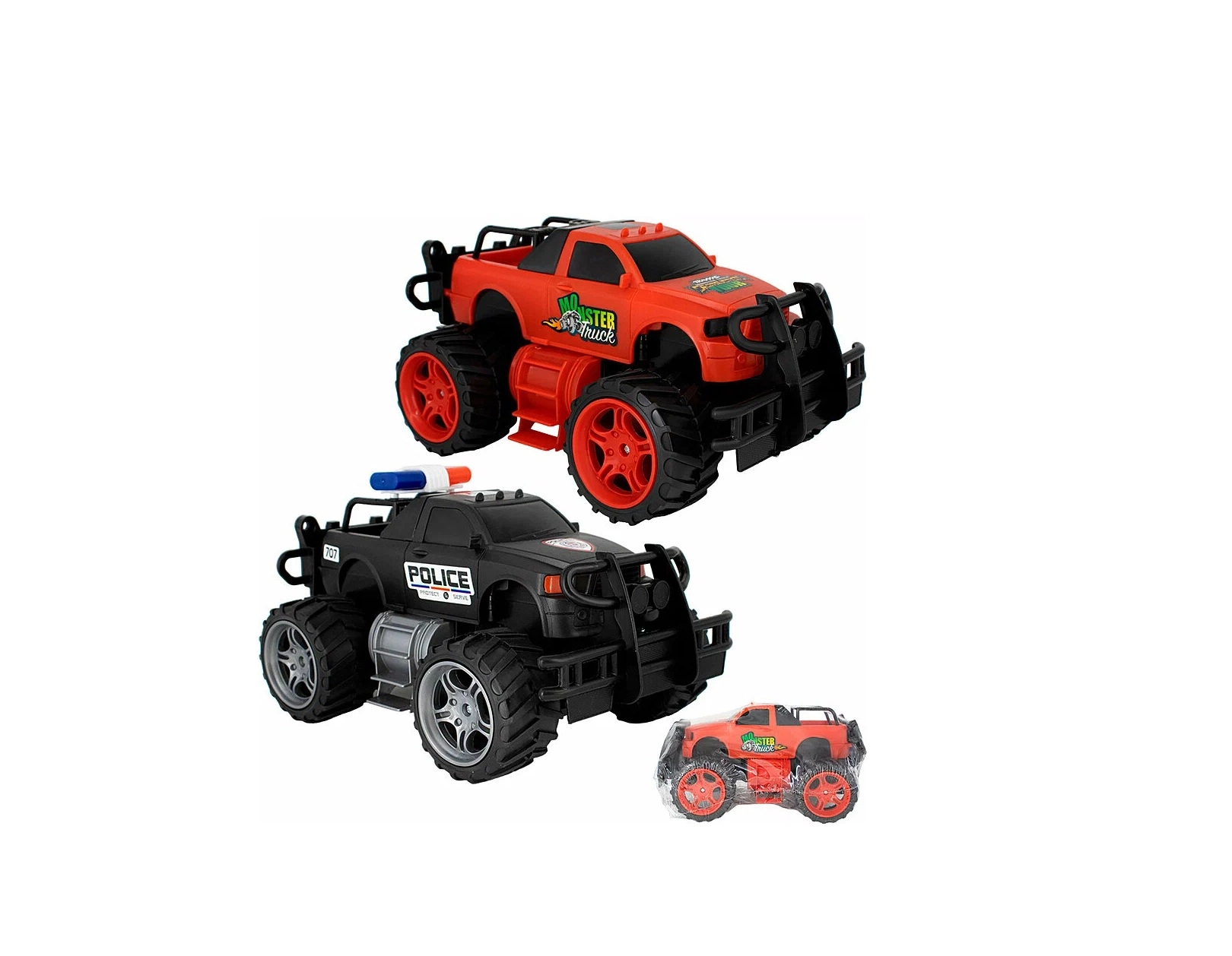 GEMMES CLASS PLAST  "Monster Police Car" bolalar mashinasi 5575165987 arzon