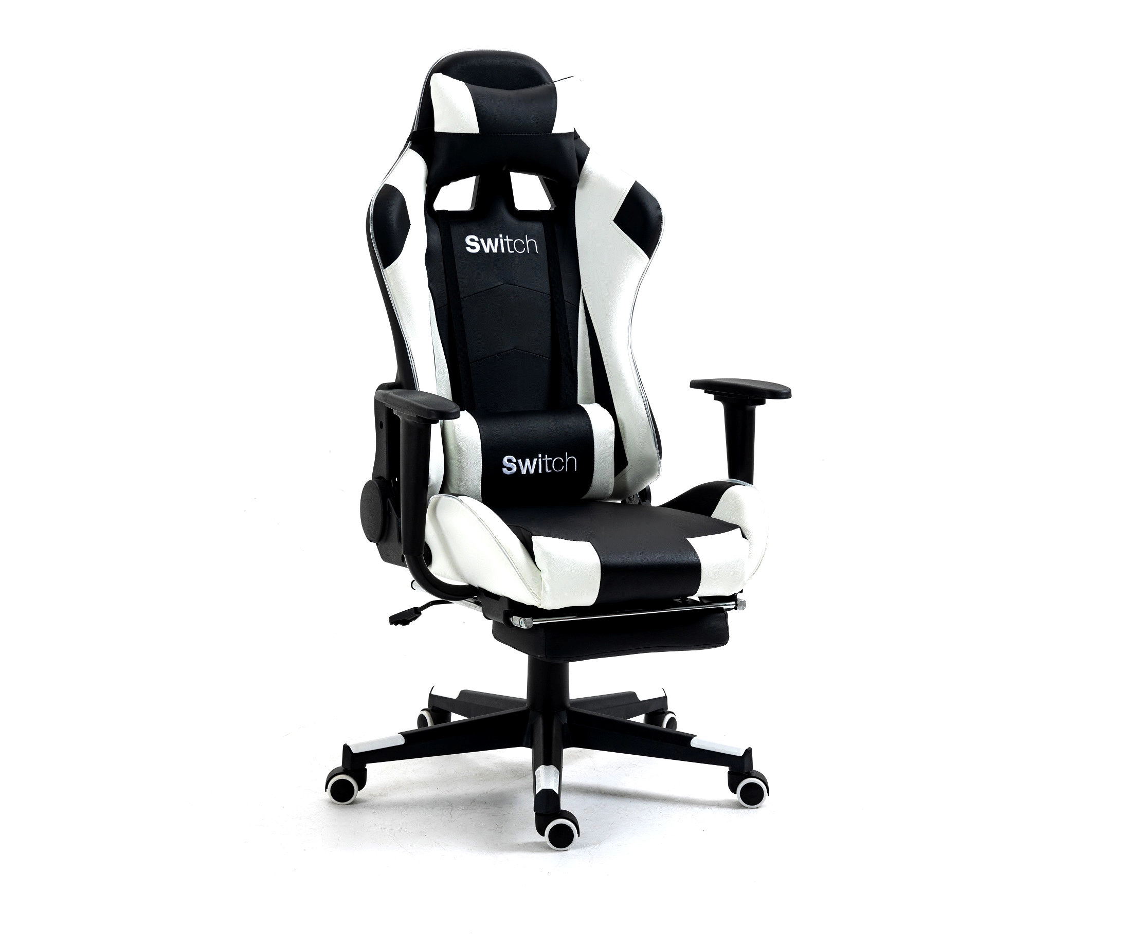 Игровое кресло 5727-PRO черно-белое sotib olish
