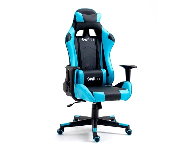 Игровое кресло 5727-PRO черно-голубое sotib olish