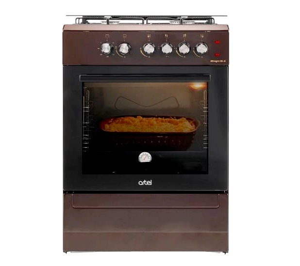Artel Milagro 00-K V1 ГК jigarrang elektr+gaz plitasi sotib olish