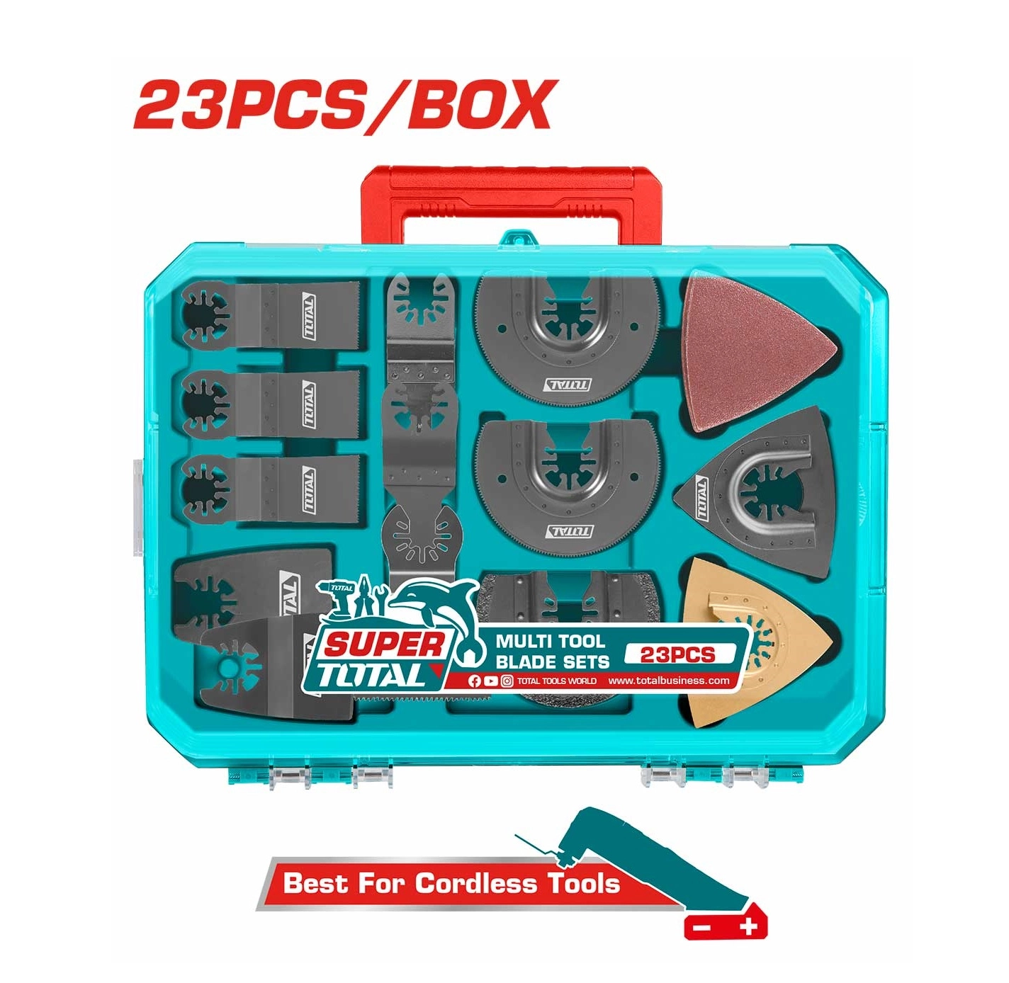 Набор насадок для реноватора TOTAL TAKTMT2301 23 шт sotib olish