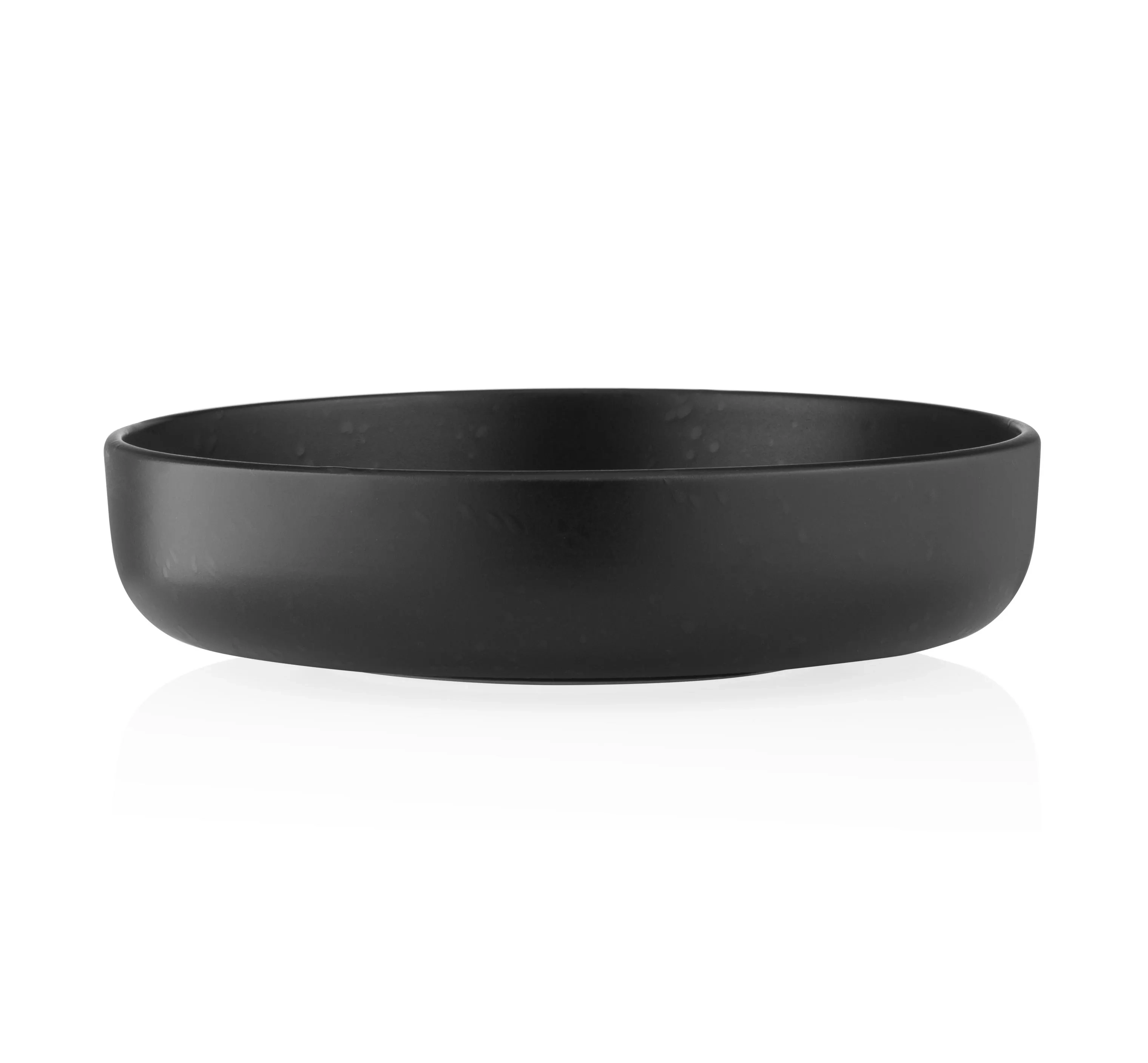 Набор суповых тарелок ARDESTO Trento, 21,5 см, черные, керамика (6 шт) (AR2921TB_6) купить