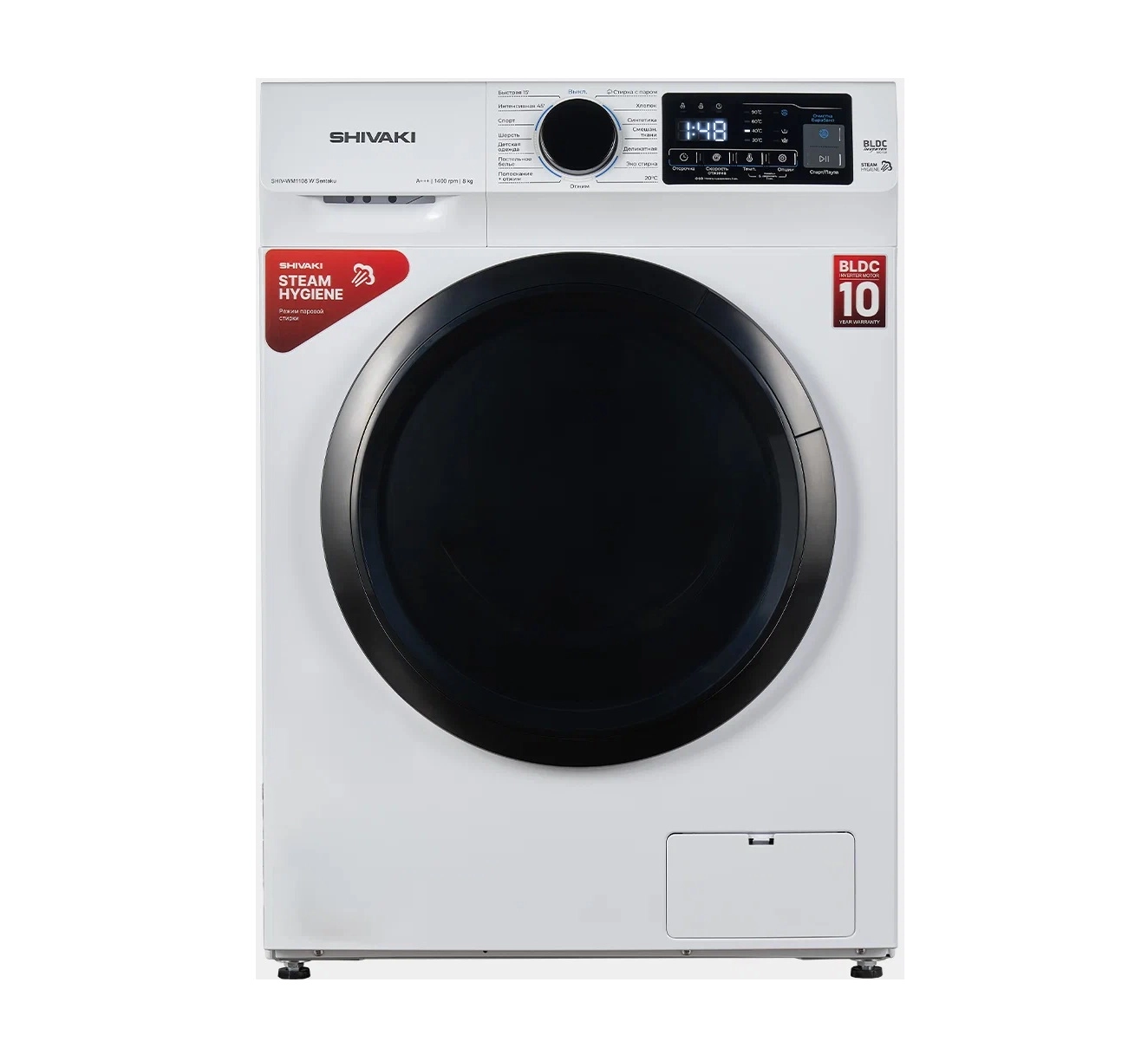 Стиральная машина Shivaki SHIV-WM 1108 W Sentaku 8 Кг Белый купить