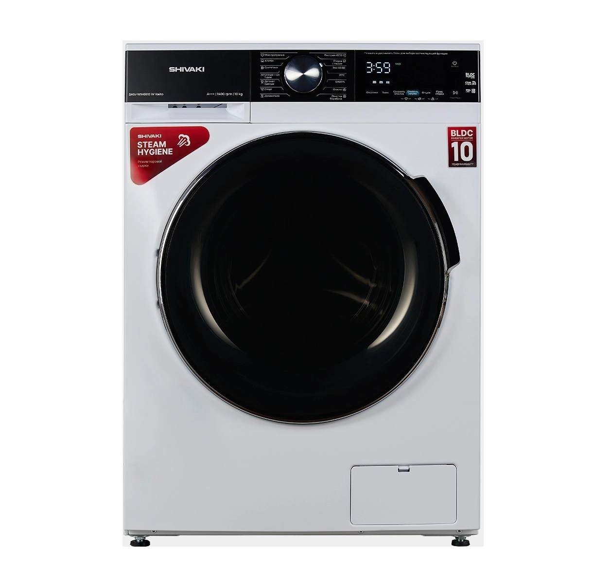 Стиральная машина Shivaki SHIV-WM 0110 W Kaito 10 Кг Белый купить