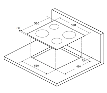 Варочная панель MONSHER MHI 61 (Индукционная) онлайн