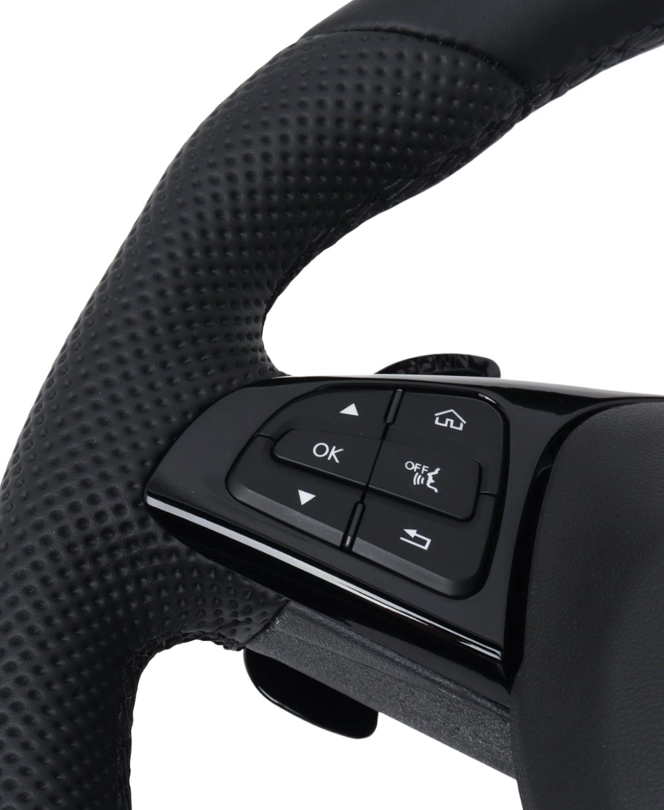 Автомобильный руль Mercedes 205 Black Piano Tiptronik RL, кожаный, черный в Узбекистане