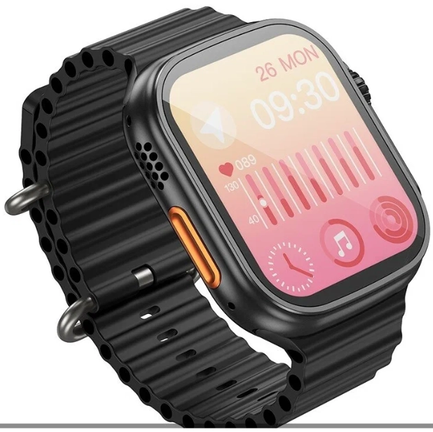 Hoco Y12 Ultra Qora Smart soat onlayn