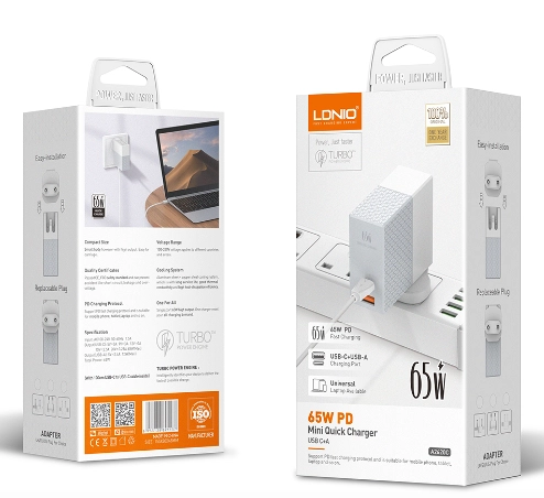 Зарядное устройство LDNIO A2620C 65W PD недорого