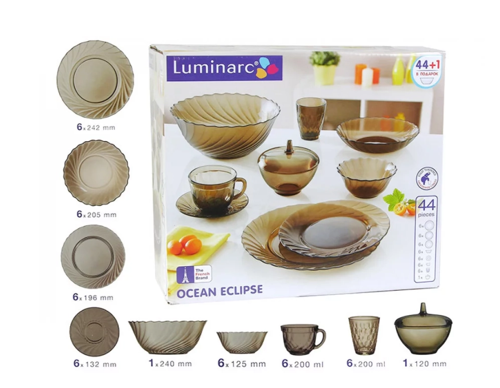 Kechki ovqat to'plami Luminarc Ocean Eclipse 45 dona (L5110) sotib olish