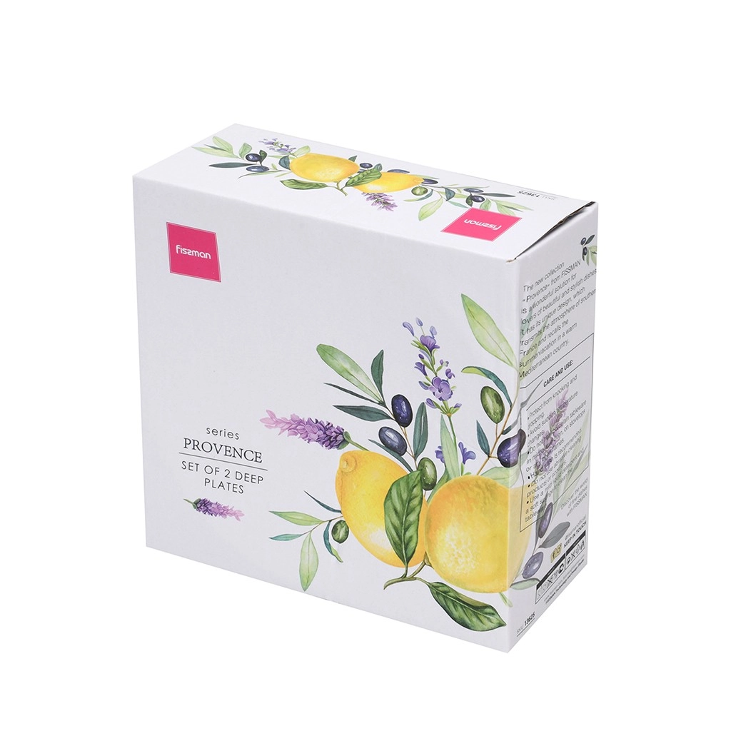 Fissman Provence chuqur farforli tarelkasi 18 sm 2 dona onlayn
