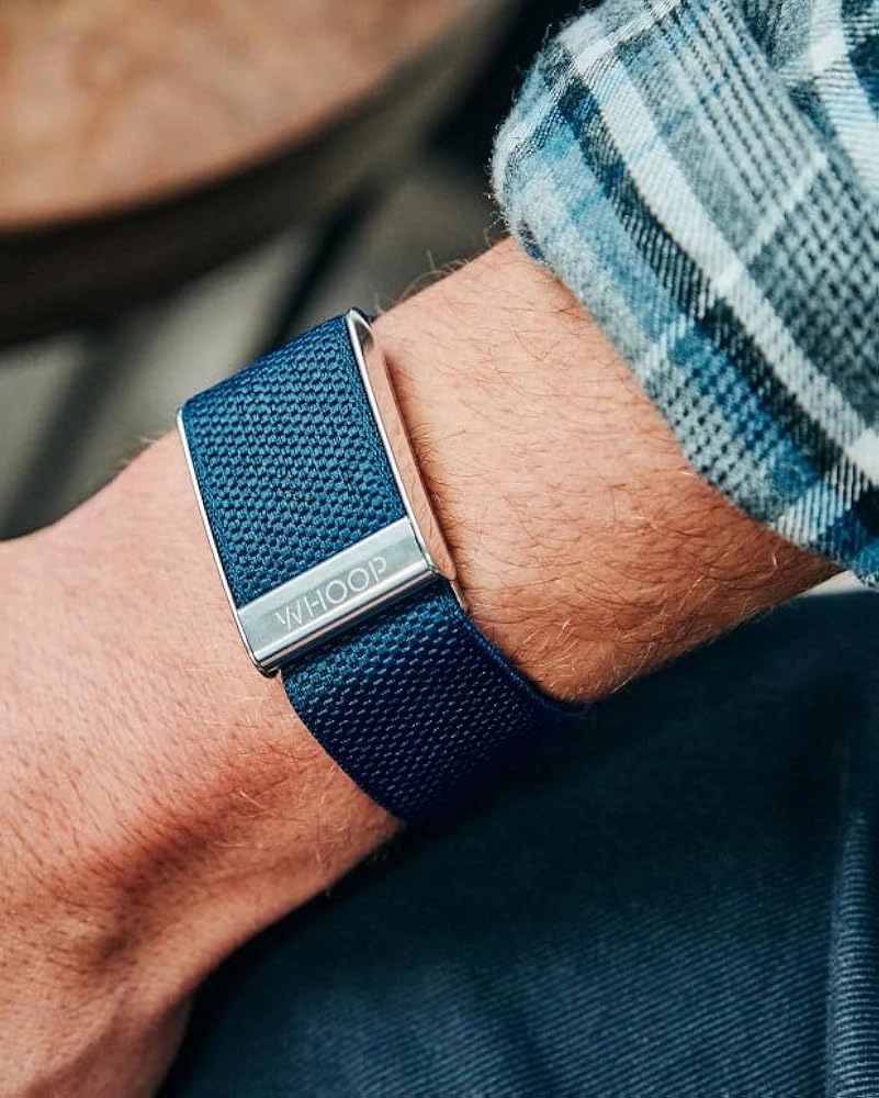 Whoop 5.0 SuperKnit Luxe Midnight Titanium - almashtiriladigan, yuqori sifatli, matoli tasma (Original) O'zbekistonda