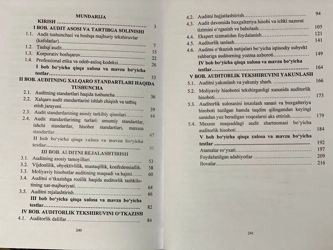 M. X. Xodjayeva: Audit nazariyasi va amaliyoti onlayn