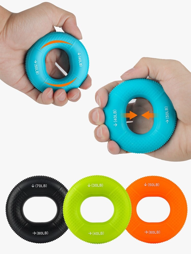 Эспандер кистевой для рук круг овальный 40LB 50LB 60LB 70LB PowerGym купить