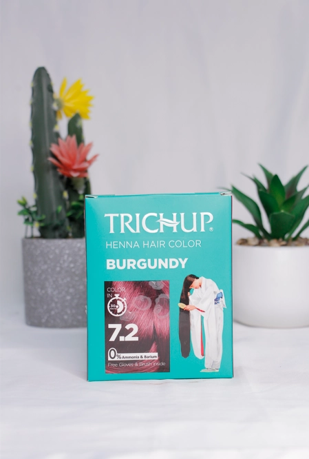 Краска Хна для волос Тричап BURGUNDY 6X10G купить