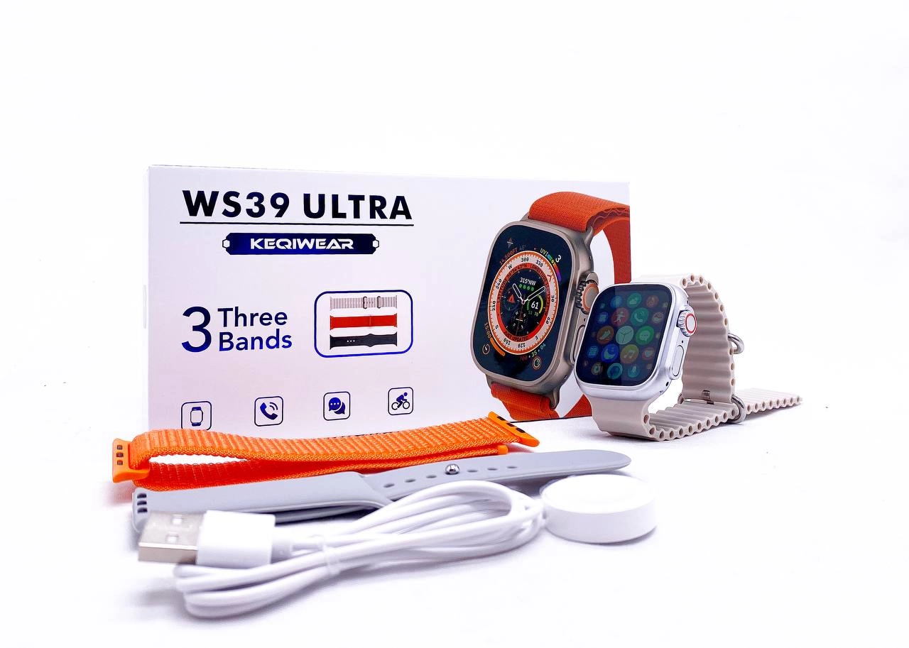 Keqiwear WS39 Ultra kumushrang smart soati O'zbekistonda