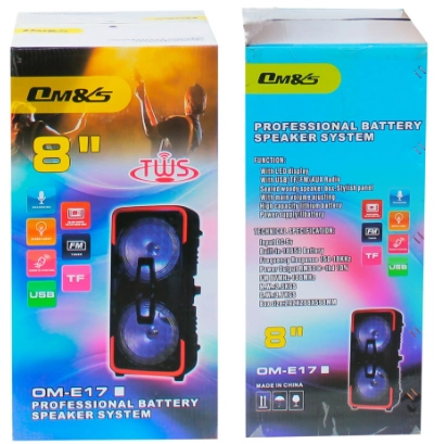 Портативная акустика OM-E17 рассрочка