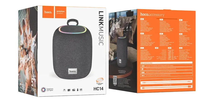 Hoco HC14 Gray ko&lsquo;chma akustikasi O'zbekistonda
