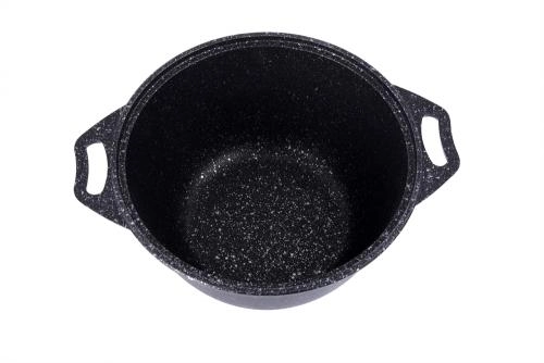 Kukmara 8 l qozon, antiprigar qoplamali (qora mramor), shisha qopqoqli (кмт82-1а) - rasm №4 Kukmara 8 l qozon, antiprigar qoplamali (qora mramor), shisha qopqoqli (кмт82-1а) O'zbekistonda