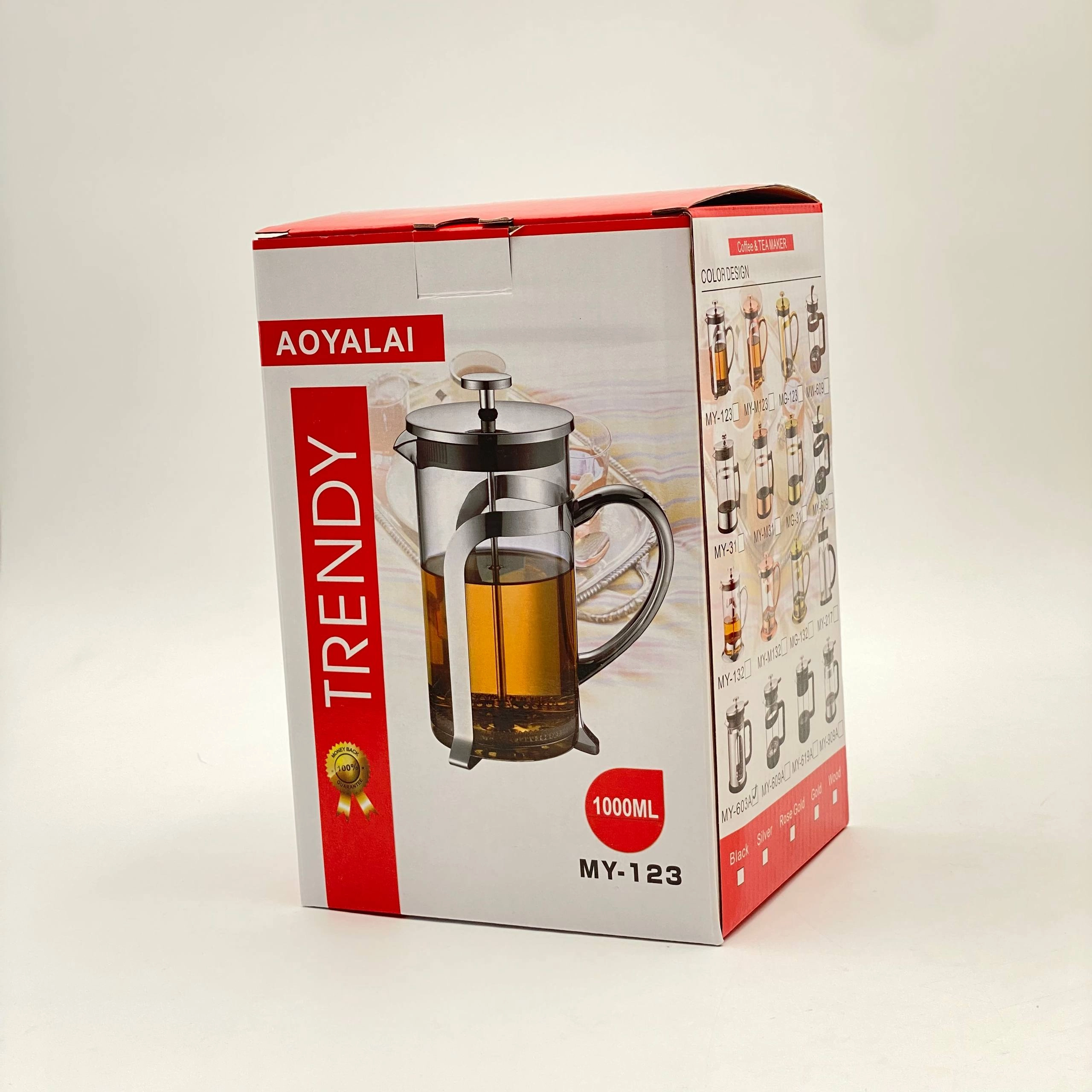 Shisha choynak Aoyalai French Press, 1 l onlayn