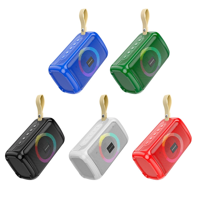 Беспроводная Bluetooth колонка Borofone BR17 серый недорого