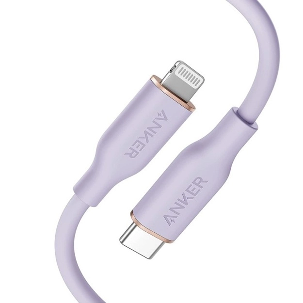 Кабель Anker PowerLineIII Flow USB-C  Фиолетовый купить