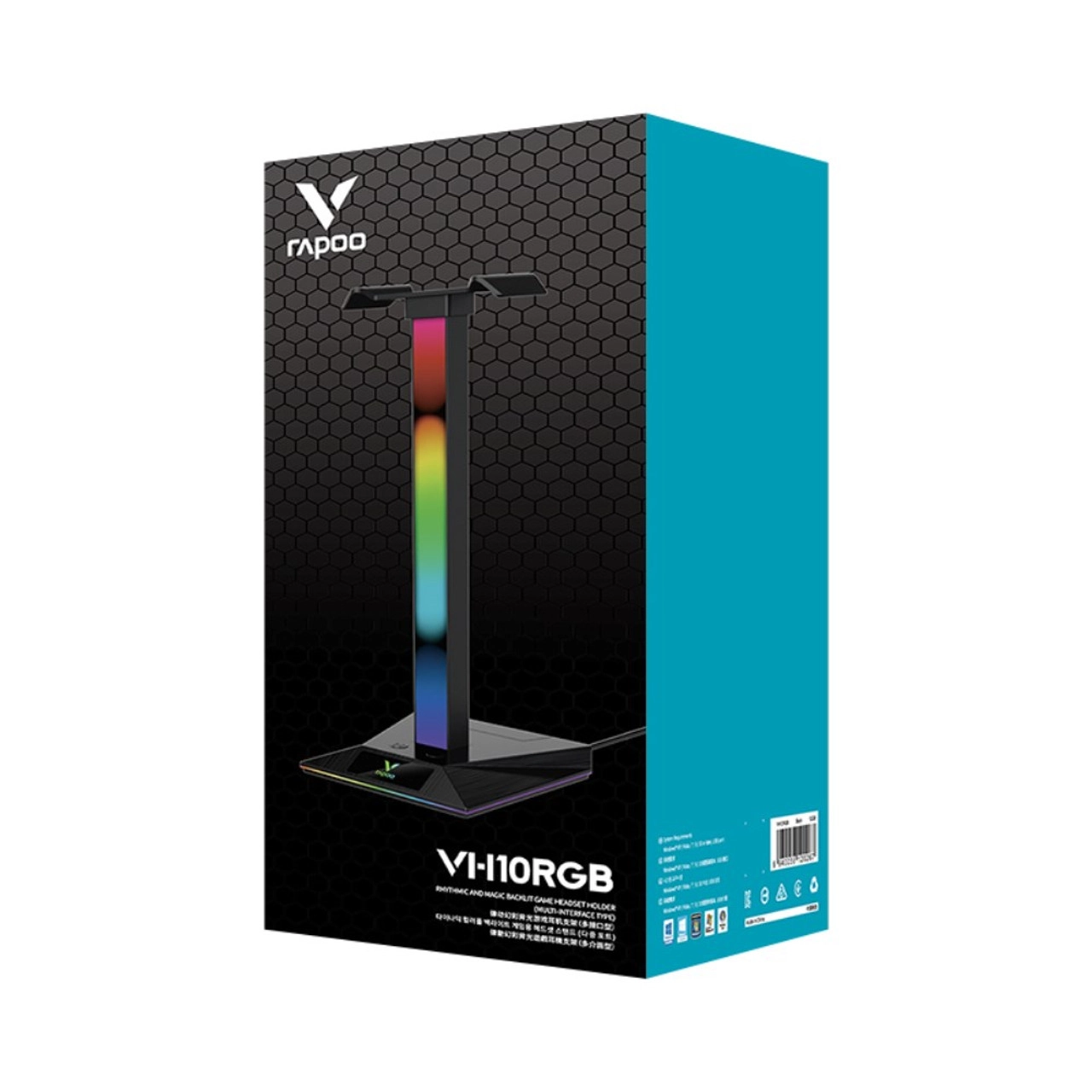 Подставка для гарнитуры Rapoo VH10 RGB - фото №5 Подставка для гарнитуры Rapoo VH10 RGB онлайн