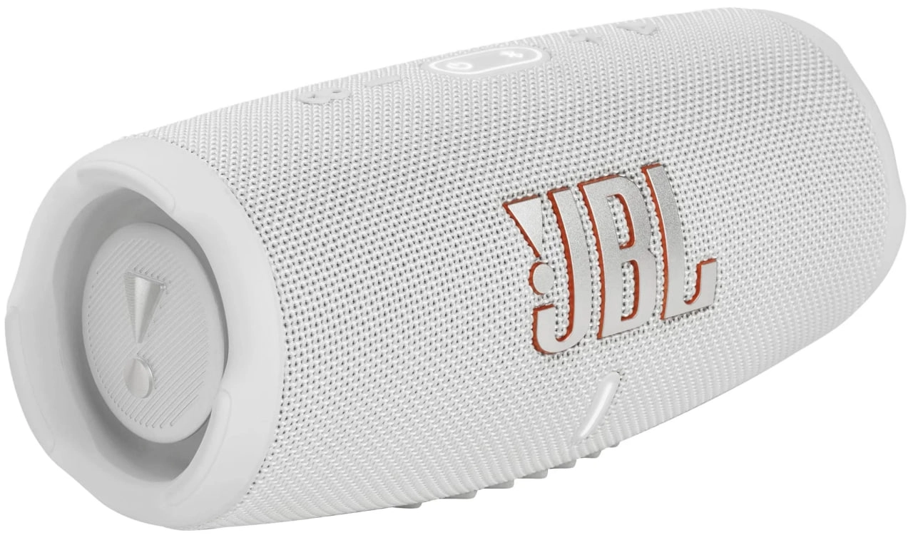 JBL Charge 5 White ko‘chma akustikasi onlayn
