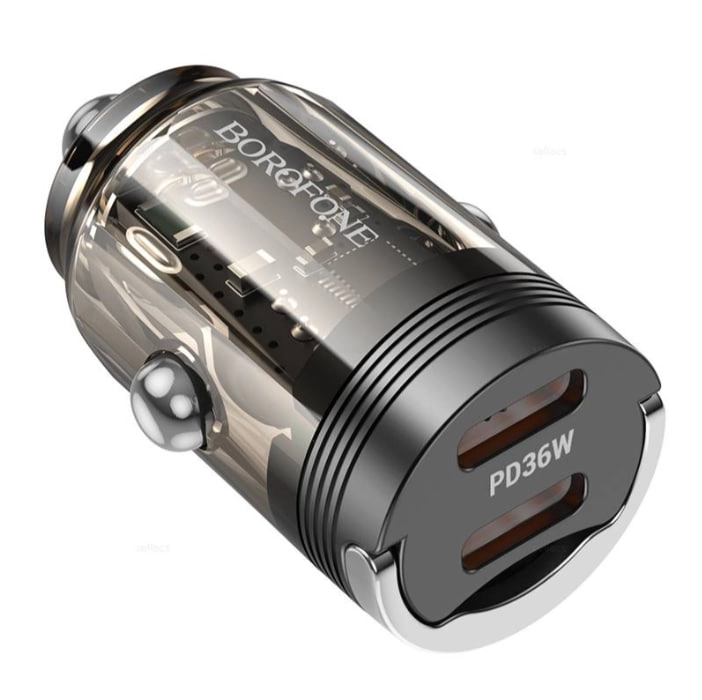 Borofone BZ29B Dual PD36W avtomobil zaryadlovchisi sotib olish