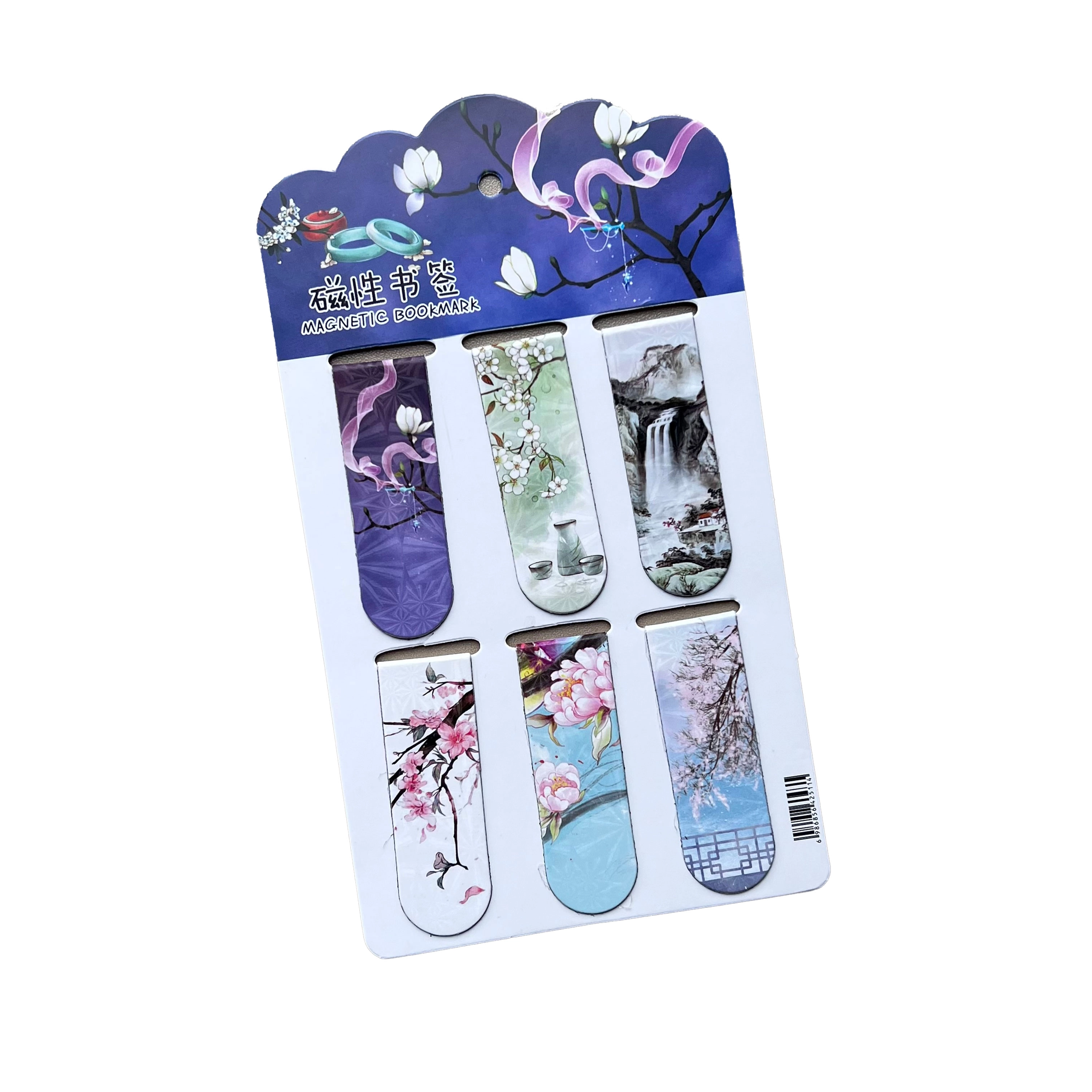 “Tabiat” magnetli zakladkalar, 6 dona arzon