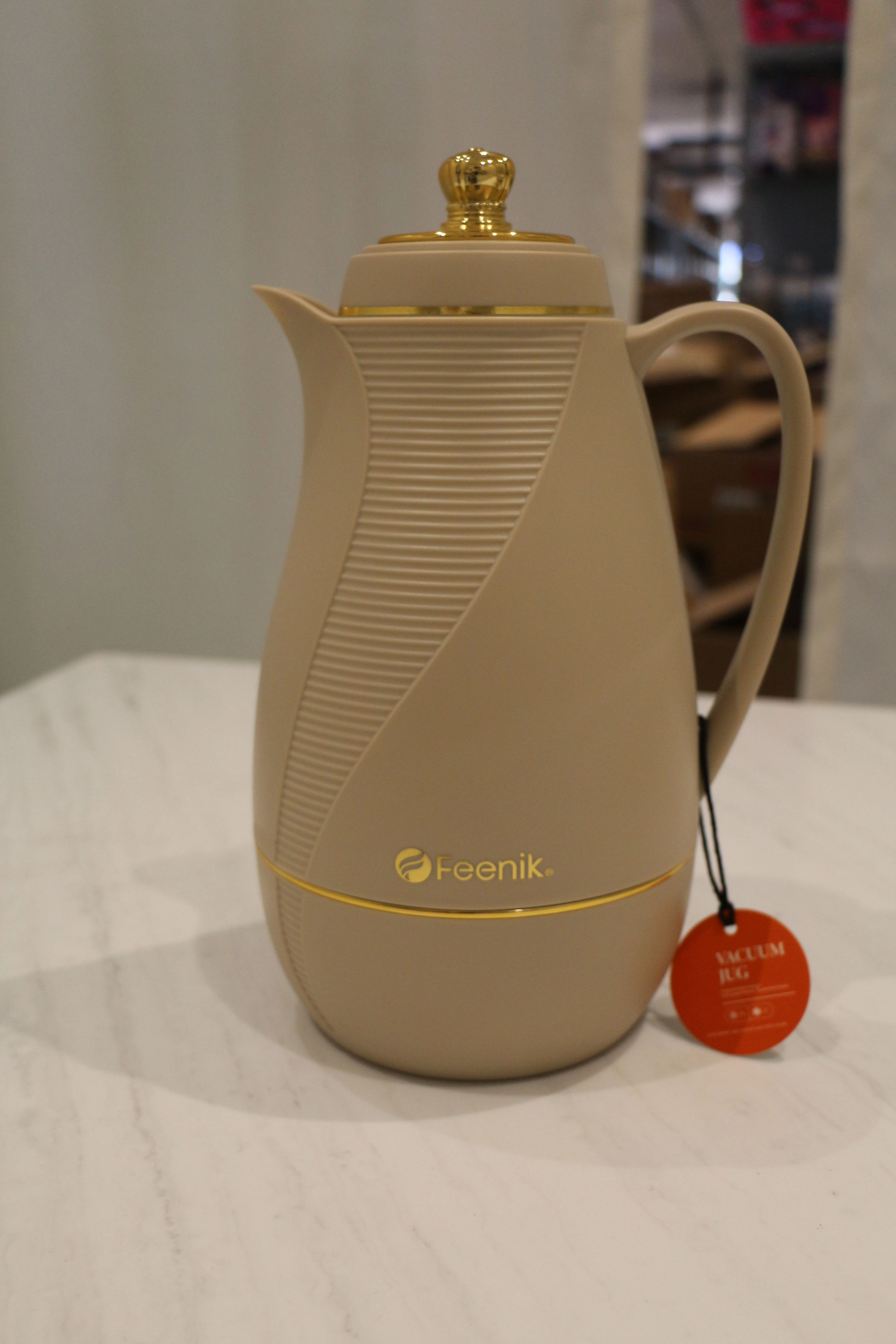 Термочайник Feenik DX-100 1L (молочный) купить