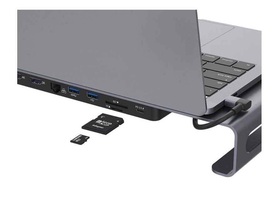 Onten 9 in 1 Multi Function Dock Station noutbuk tagligi arzon