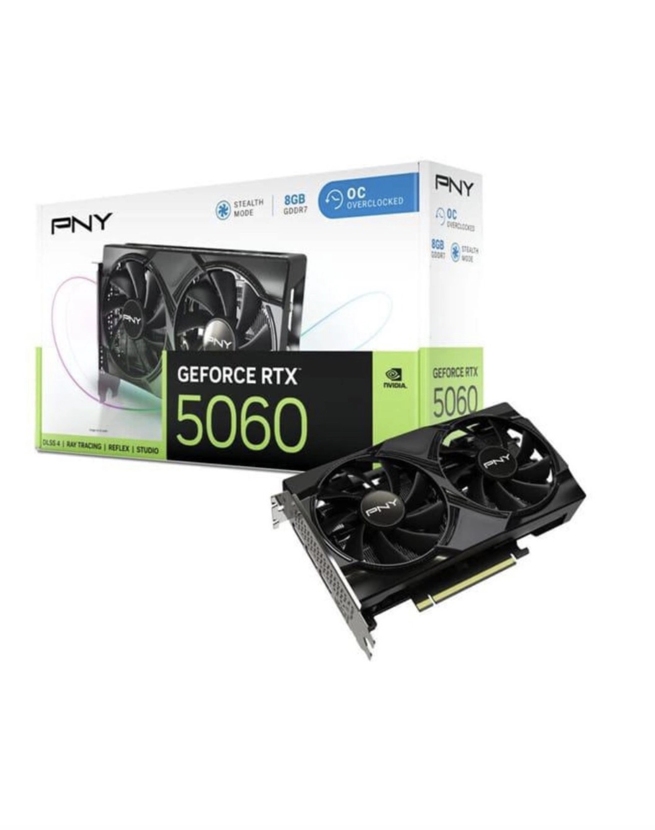 PNY GeForce RTX&trade; 5060 8GB Dual videokartasi sotib olish