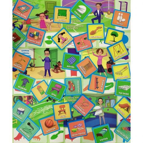 Bolalar bog'chasi o'yin to'plami. Детский Сад - комплектация игры arzon