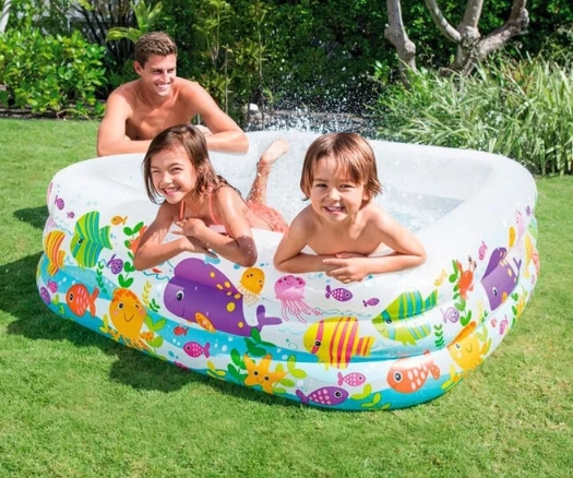 Детский надувной бассейн Intex «Аквариум» 159X159X50cm 57471 в Узбекистане