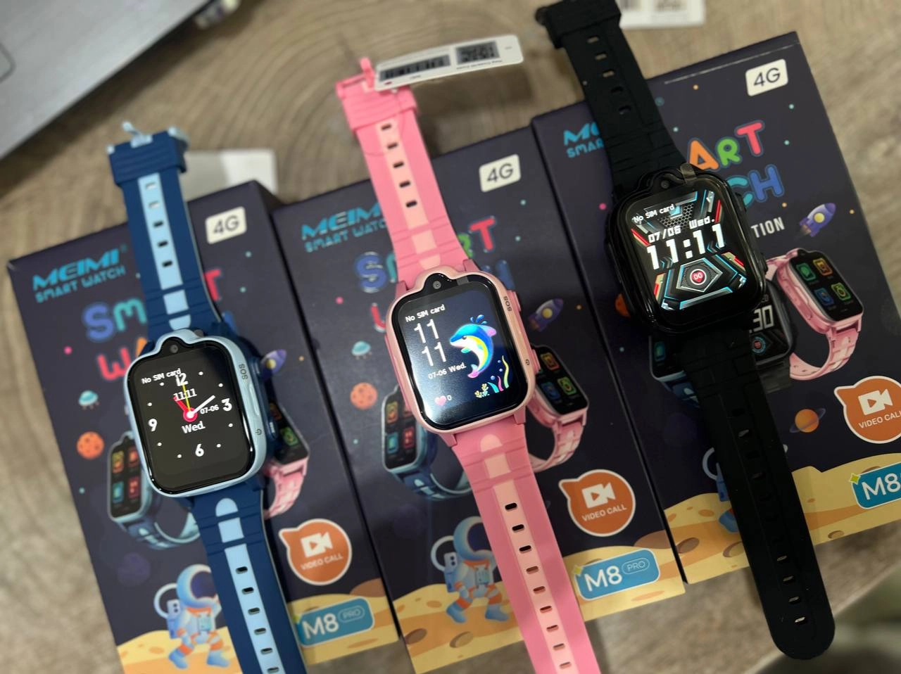 Детские Смарт часы Meimi M8 Pro розовый в Узбекистане