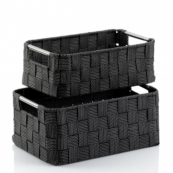 Korzina-set iz 2-x uchun bel'ya qora Porto, KELA 23137 sotib olish