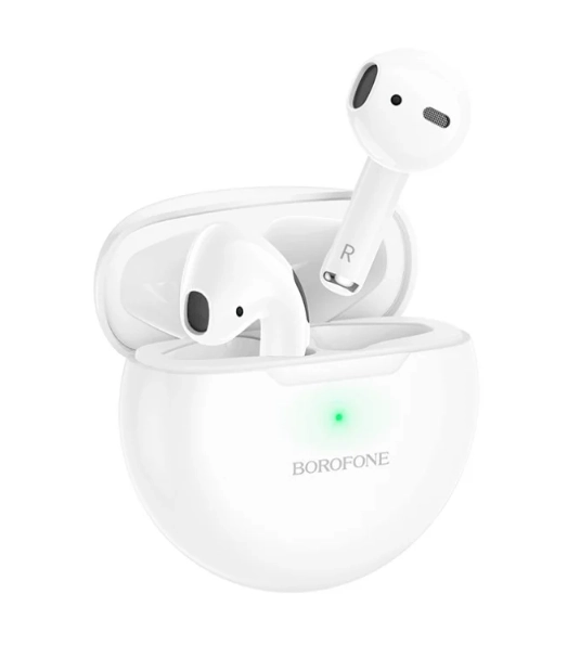 Беспроводные наушники Borofone BE41 белые онлайн